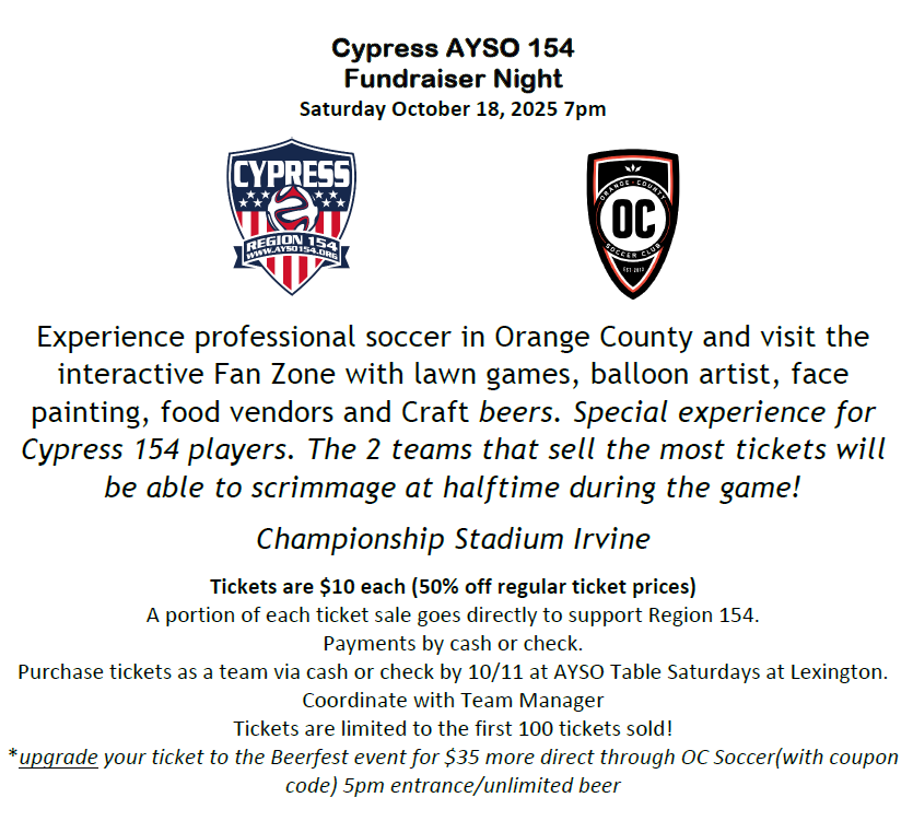 OC Soccer Night Flyer Preview